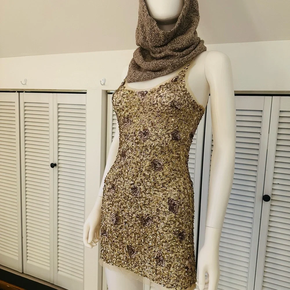 “The Standout Guarantee” 3 piece outfit featuring Arden B. sheer sequin dress. - Picture 9 of 11